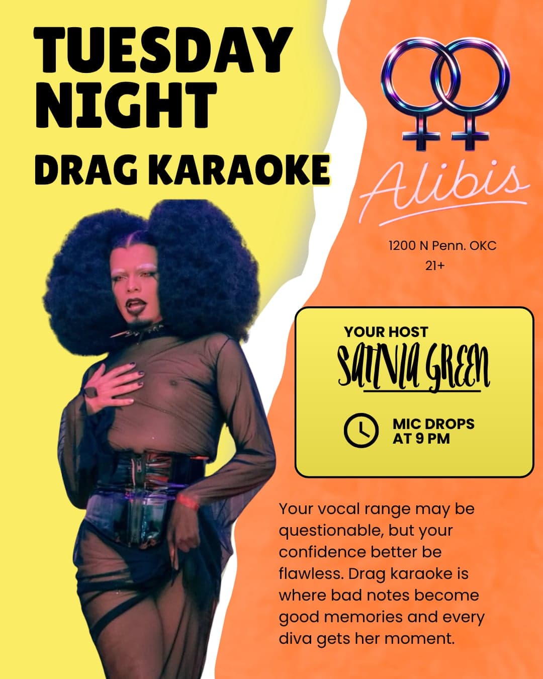 Drag Karaoke with Sativa Green