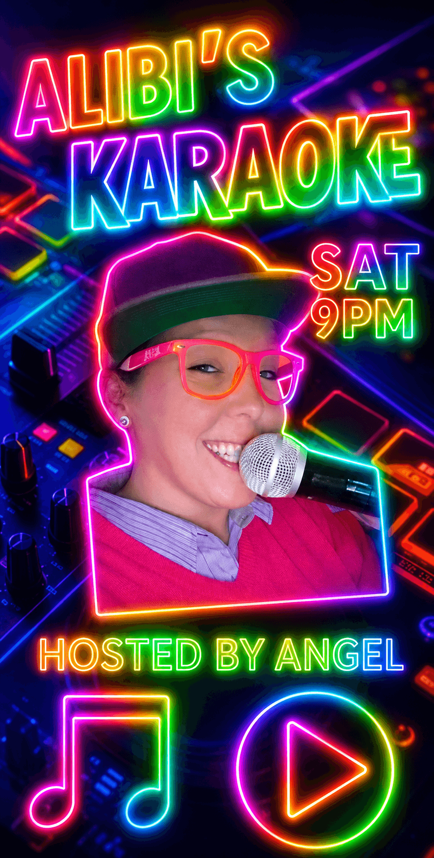 Karaoke with Angel Hamilton