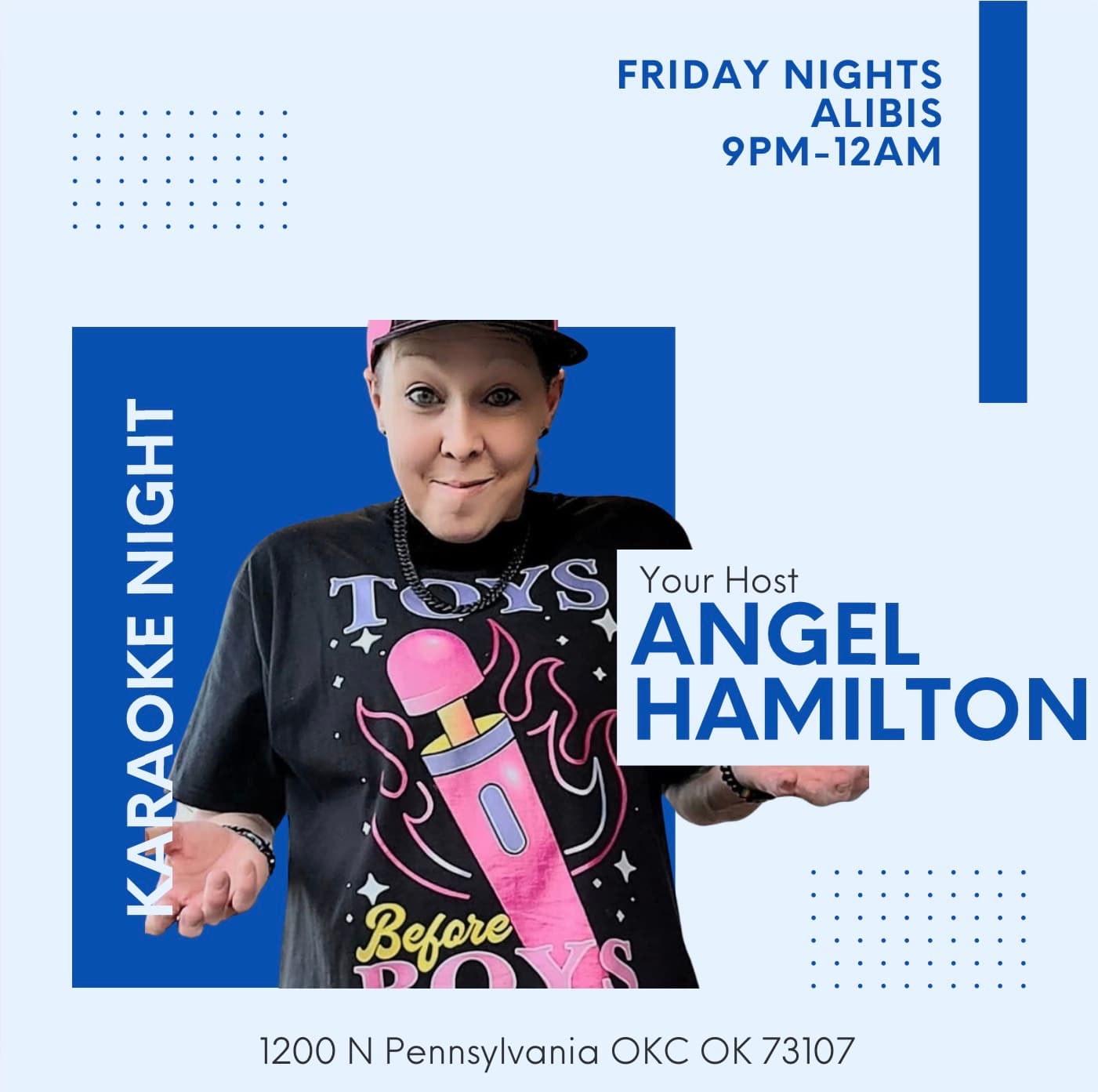Karaoke with Angel Hamilton